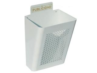 VAR-  Cesta de publicidad modelo curvo blanca 